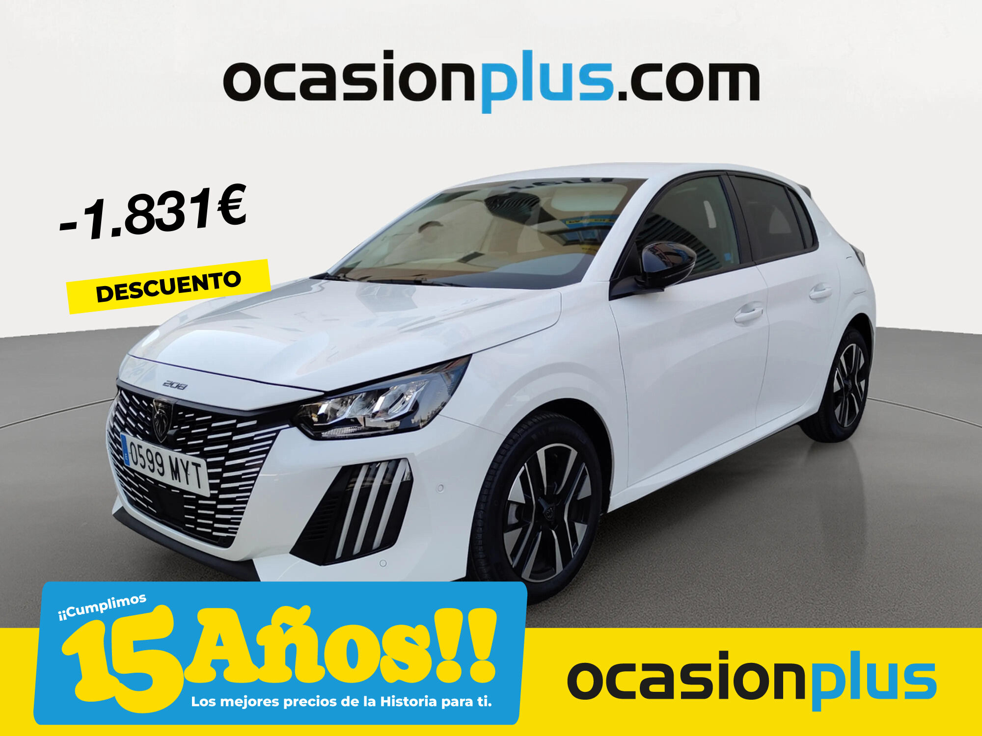 PEUGEOT 208 (Allure Hybrid eDCS6 75 kW (100 CV)) en Madrid
