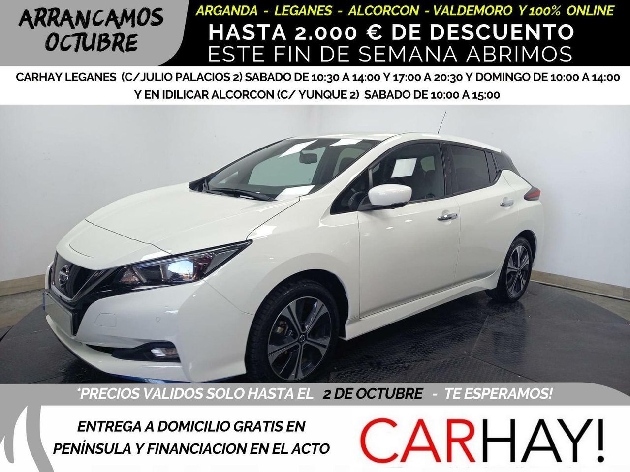 NISSAN Leaf (BERLINA CON PORTÓN 62KWH E+ N-CONNECTA) en Madrid