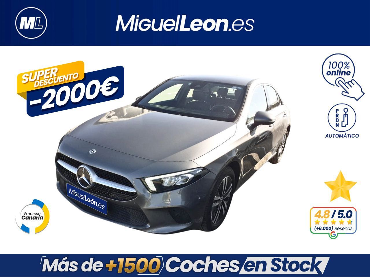 MERCEDES Clase A (A 250 e Sedán) en Palmas, Las