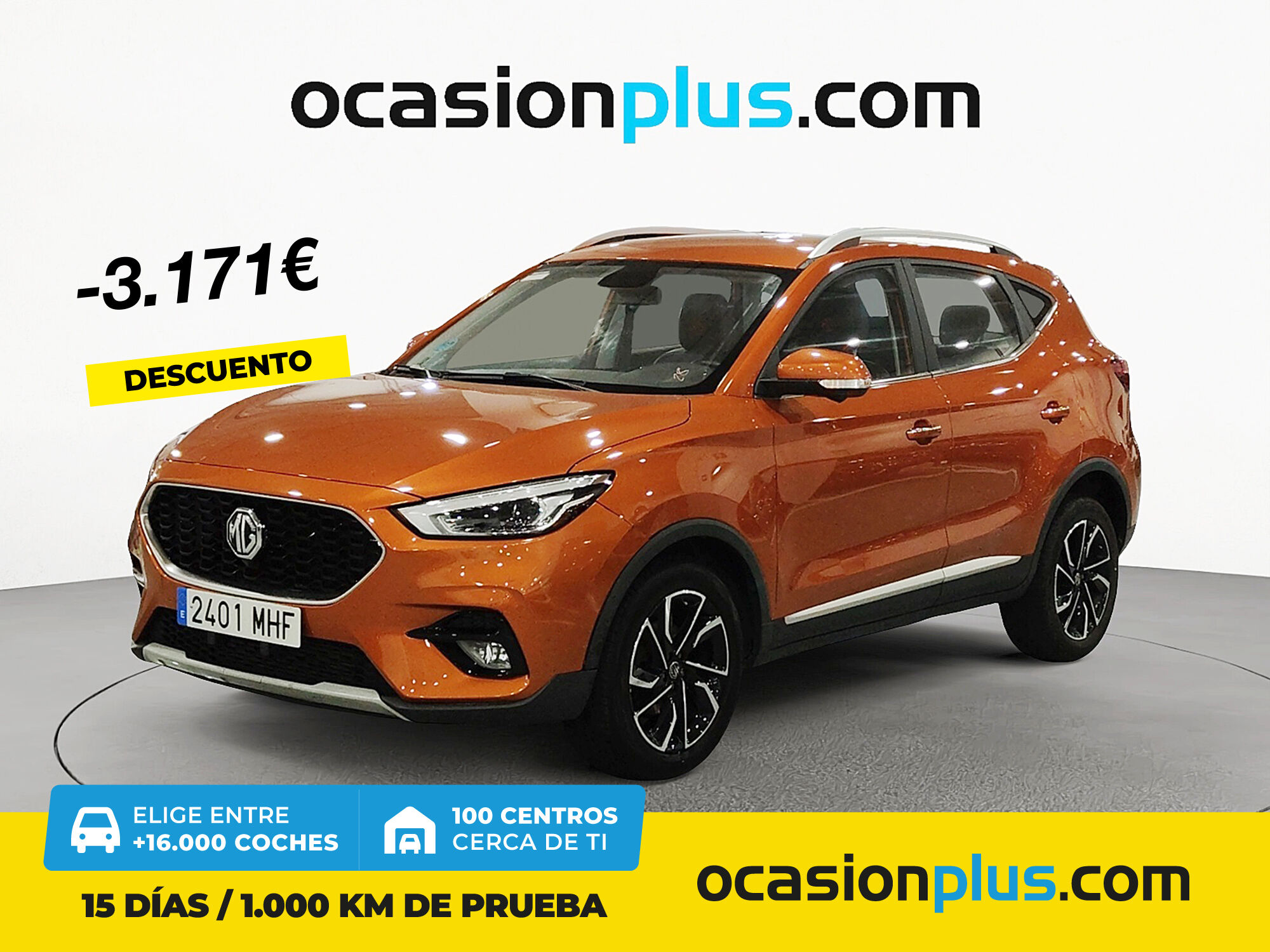 MG ZS (1.0T Luxury Auto 82 kW (111 CV)) en Madrid