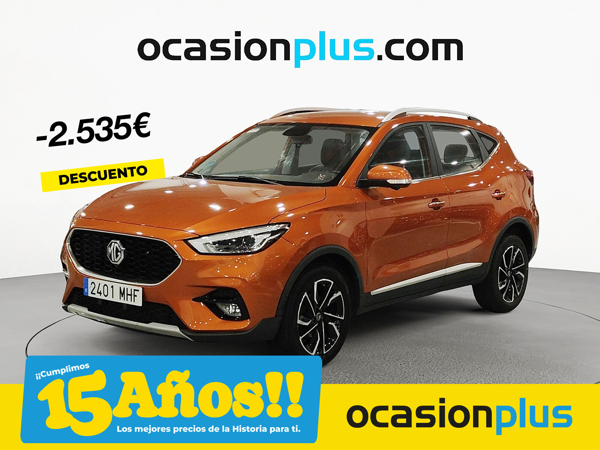 MG ZS (1.0T Luxury Auto 82 kW (111 CV)) en Madrid
