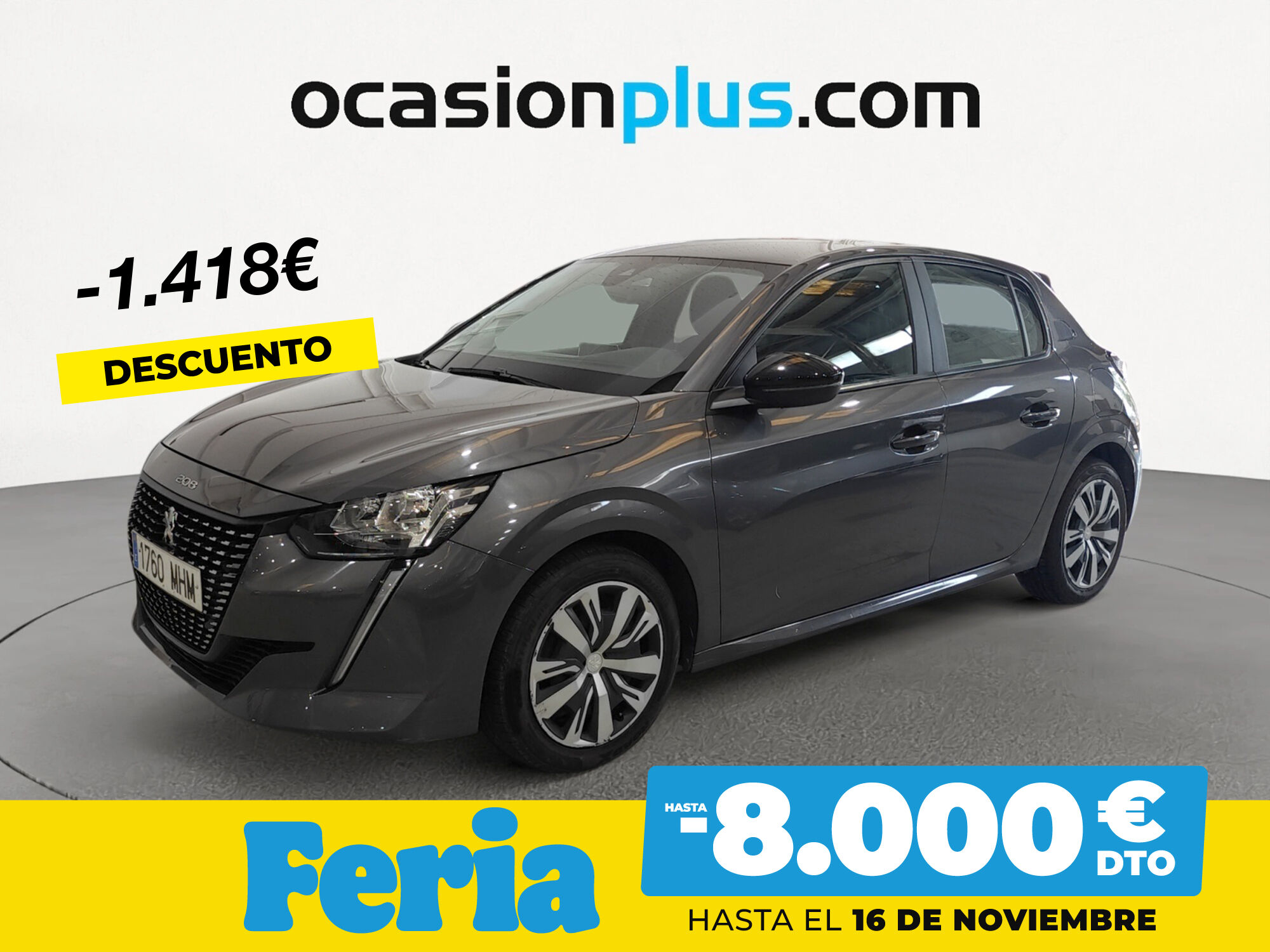 PEUGEOT 208 (PureTech 100 Active Pack 75 kW (100 CV)) en Madrid