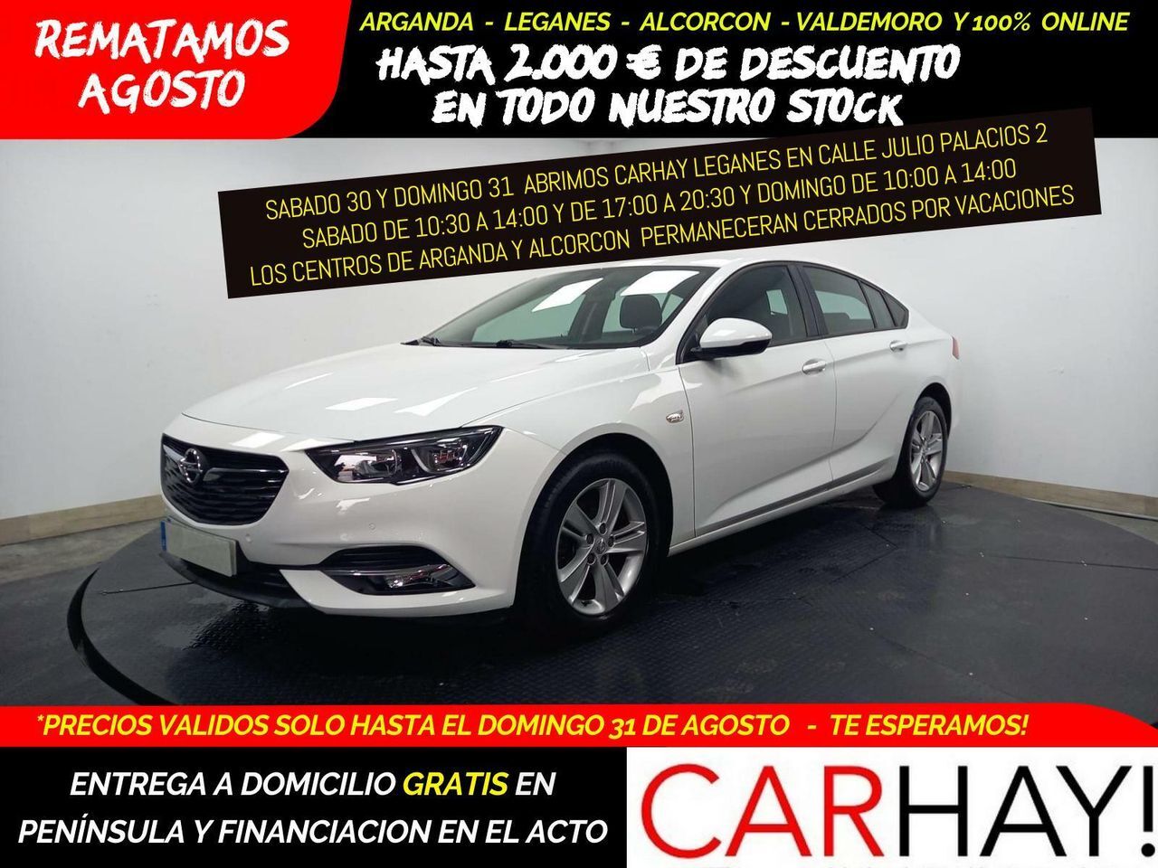 OPEL Insignia (GS 1.6 CDTI 100KW TURBO D SELEC PRO) en Madrid