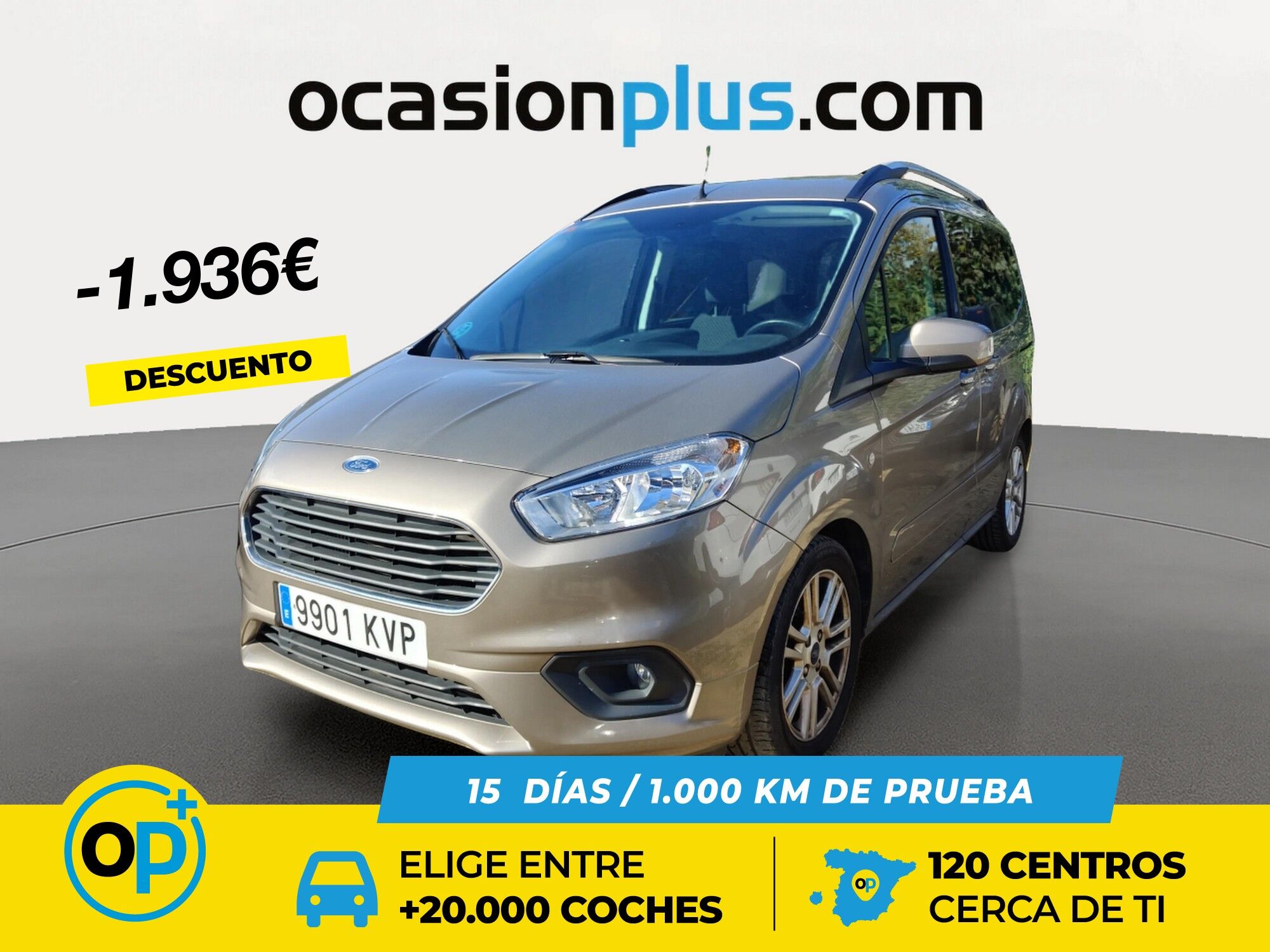 FORD Tourneo Courier (1.0 EcoBoost Titanium 74 kW (100 CV)) en Madrid