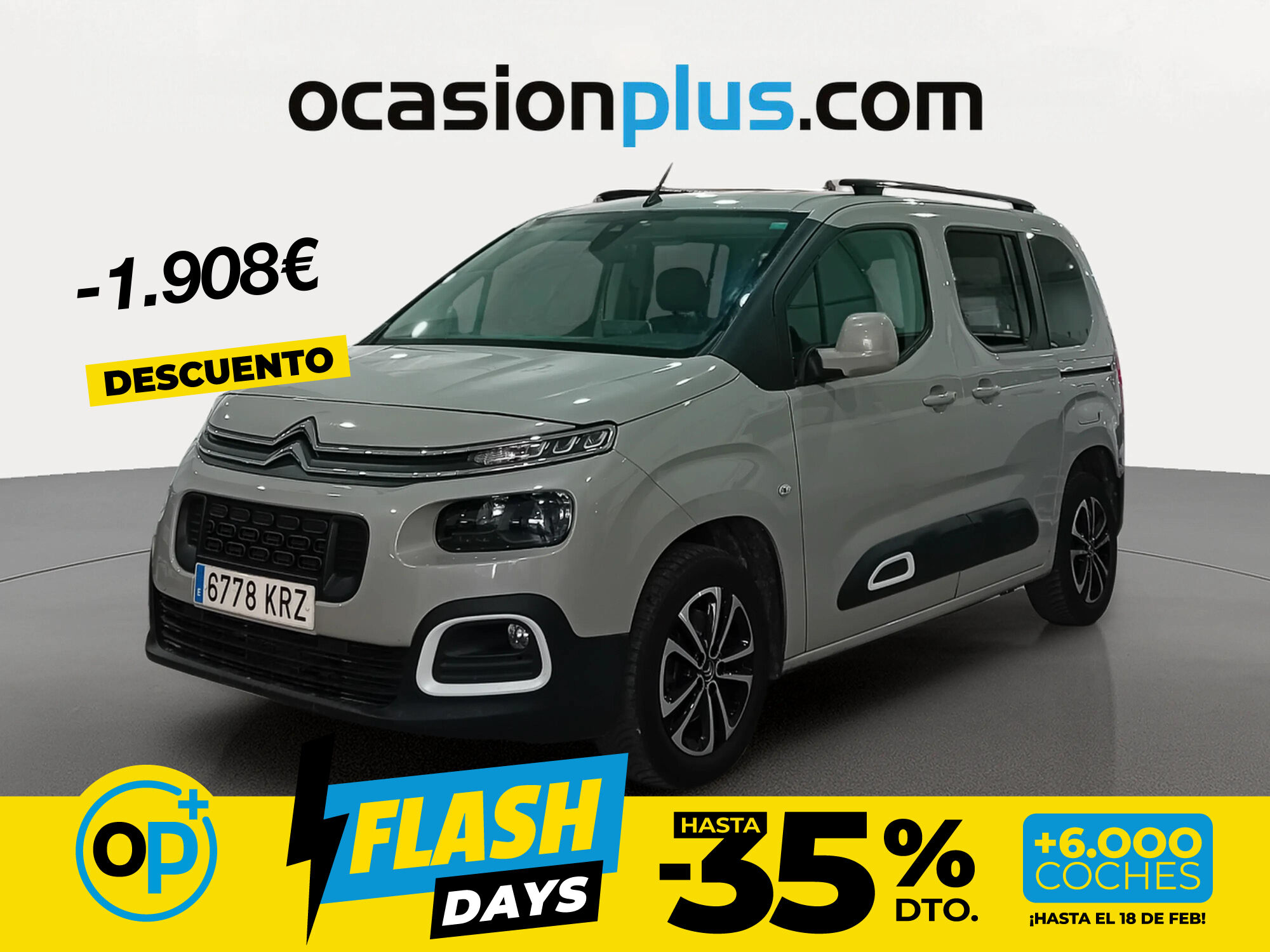 Foto del CITROEN Berlingo BlueHDi S&S Talla M Shine 130