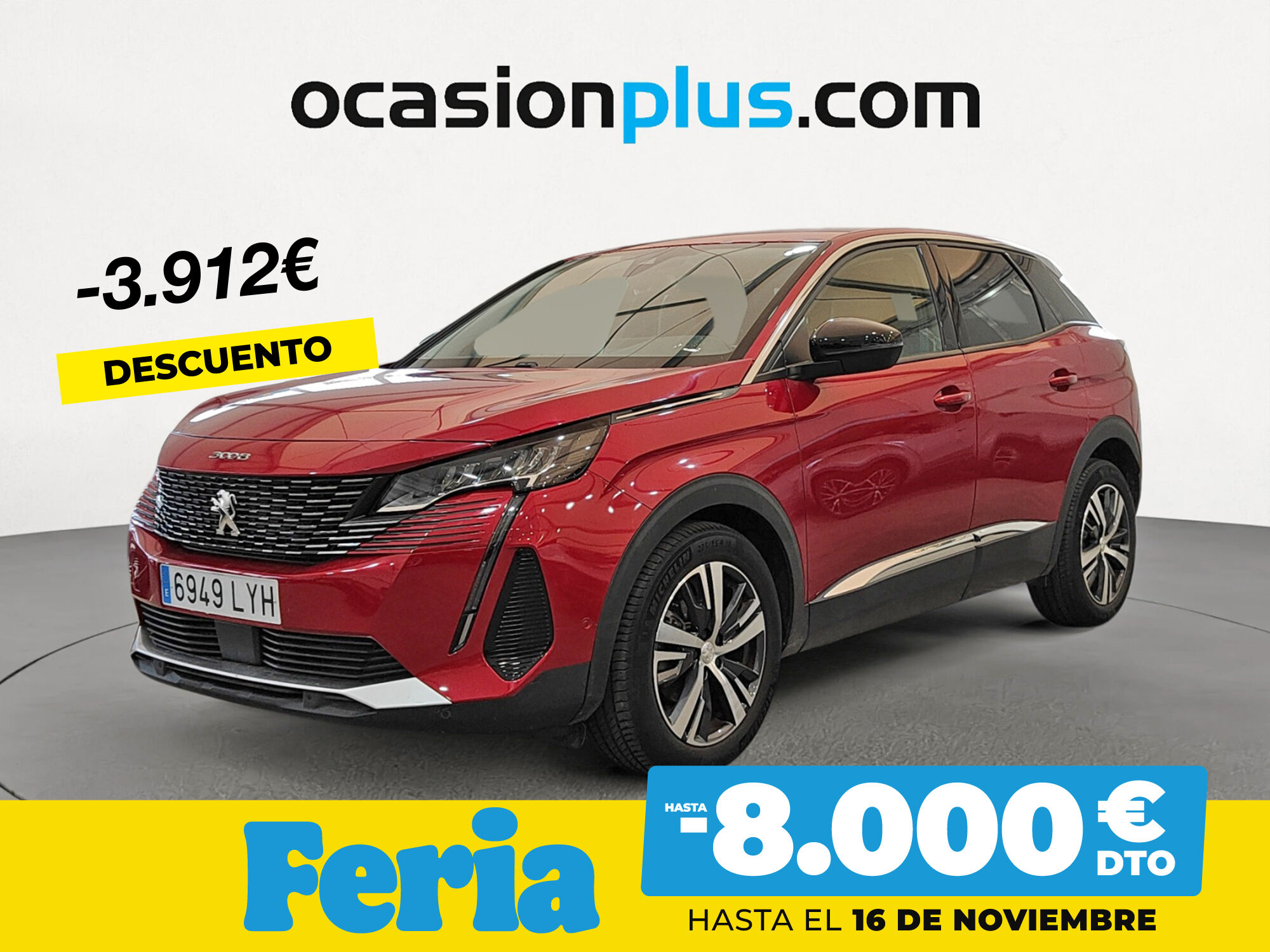 PEUGEOT 3008 (BlueHDI 130 S&S Allure 96 kW (130 CV)) en Madrid