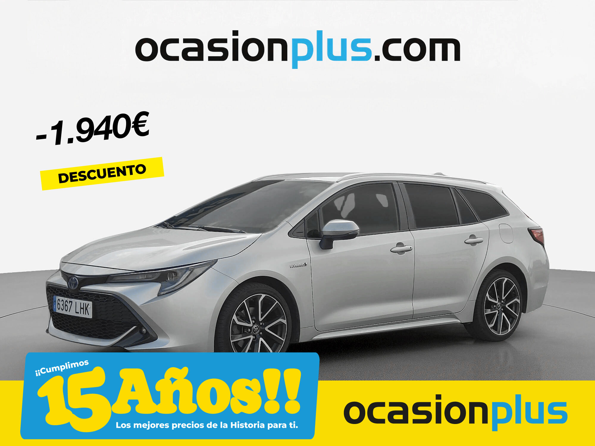 TOYOTA Corolla (Touring Sports 180H Feel! E-CVT 132 kW (180 CV)) en Madrid