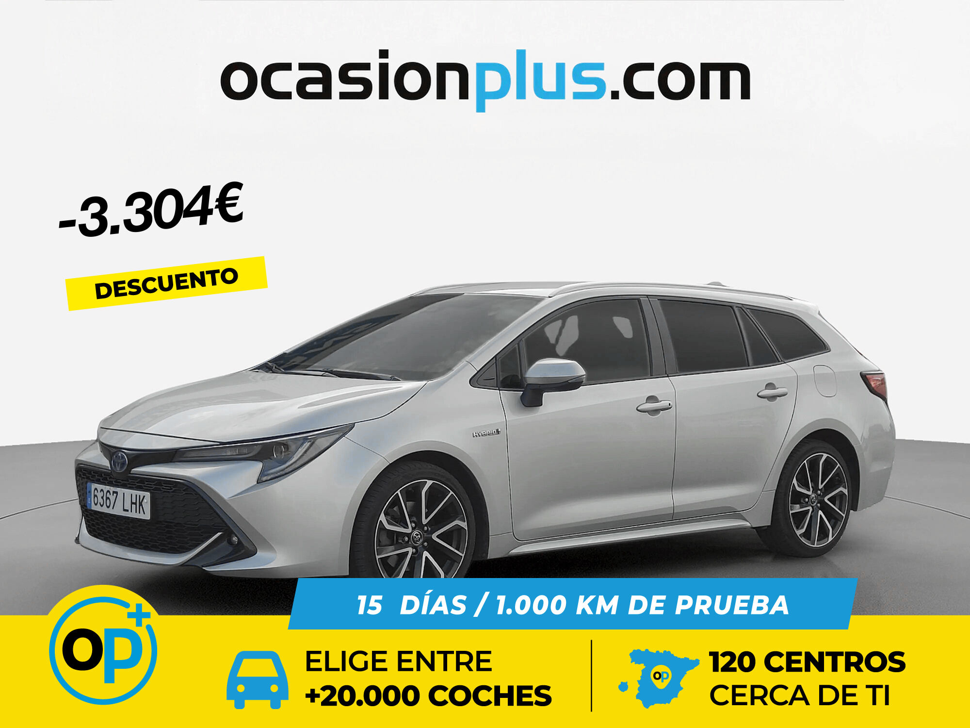 TOYOTA Corolla (Touring Sports 180H Feel! E-CVT 132 kW (180 CV)) en Madrid
