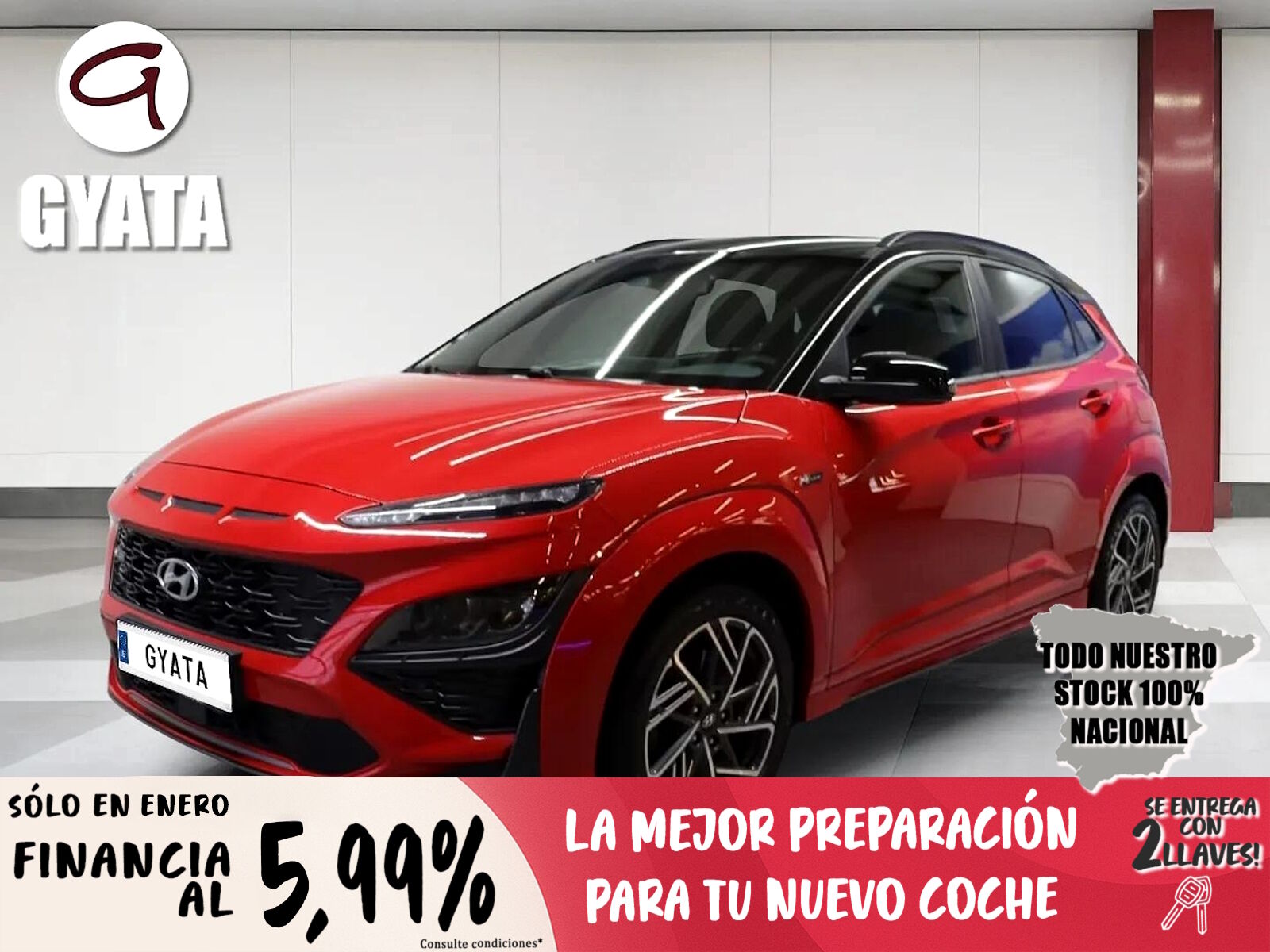 HYUNDAI Kona (1.0 TGDi 48V N Line 4x2 88 kW (120 CV)) en Madrid