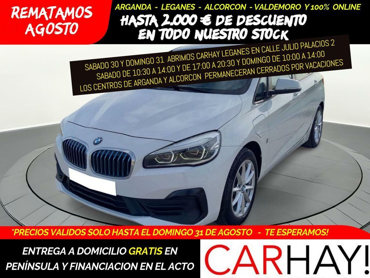 BMW Serie 2 (225 XE IPERFORMANCE 1.5 225CV AT6 E6DT) en Madrid