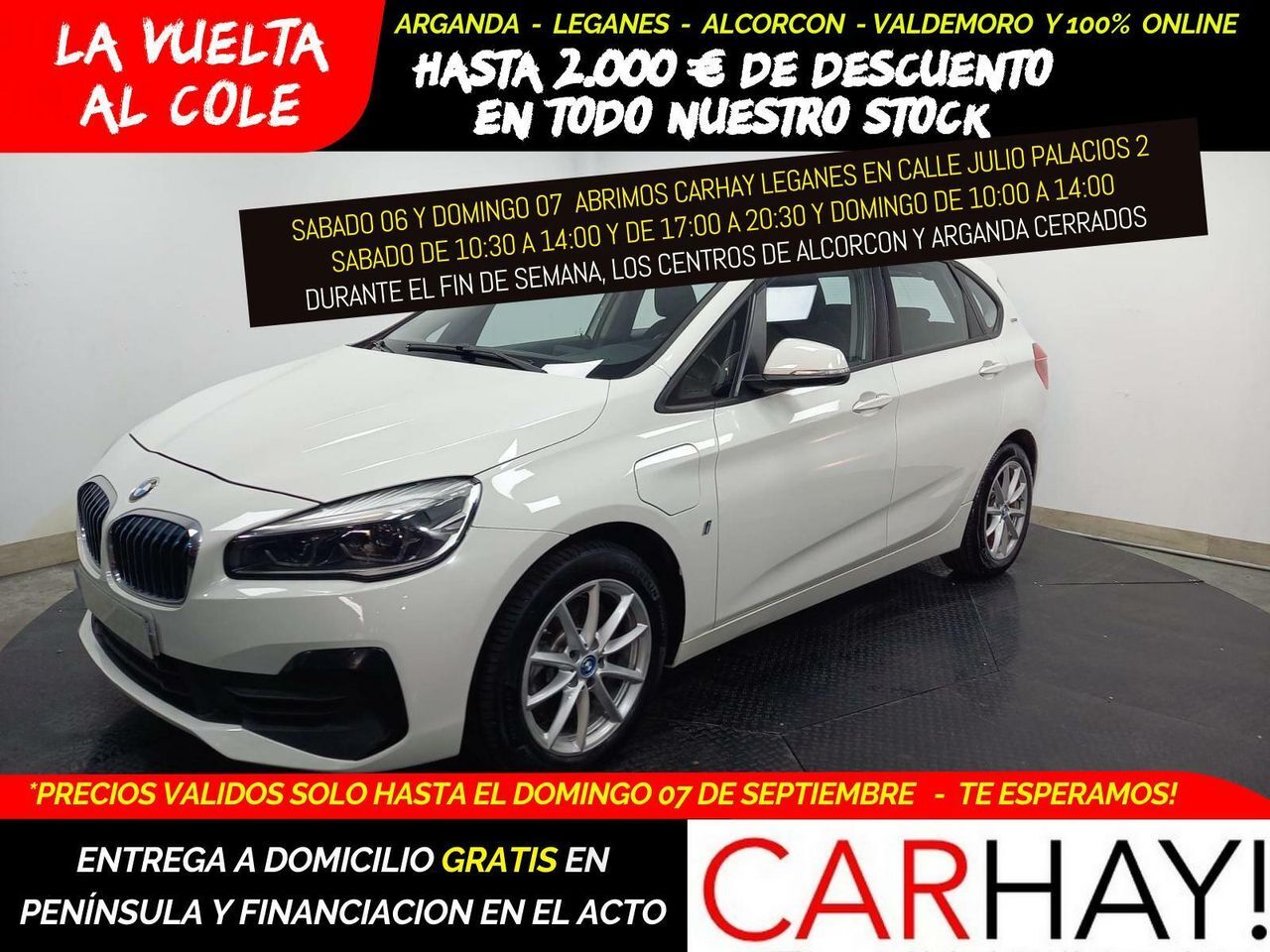 BMW Serie 2 (225 XE IPERFORMANCE 1.5 225CV AT6 E6DT) en Madrid