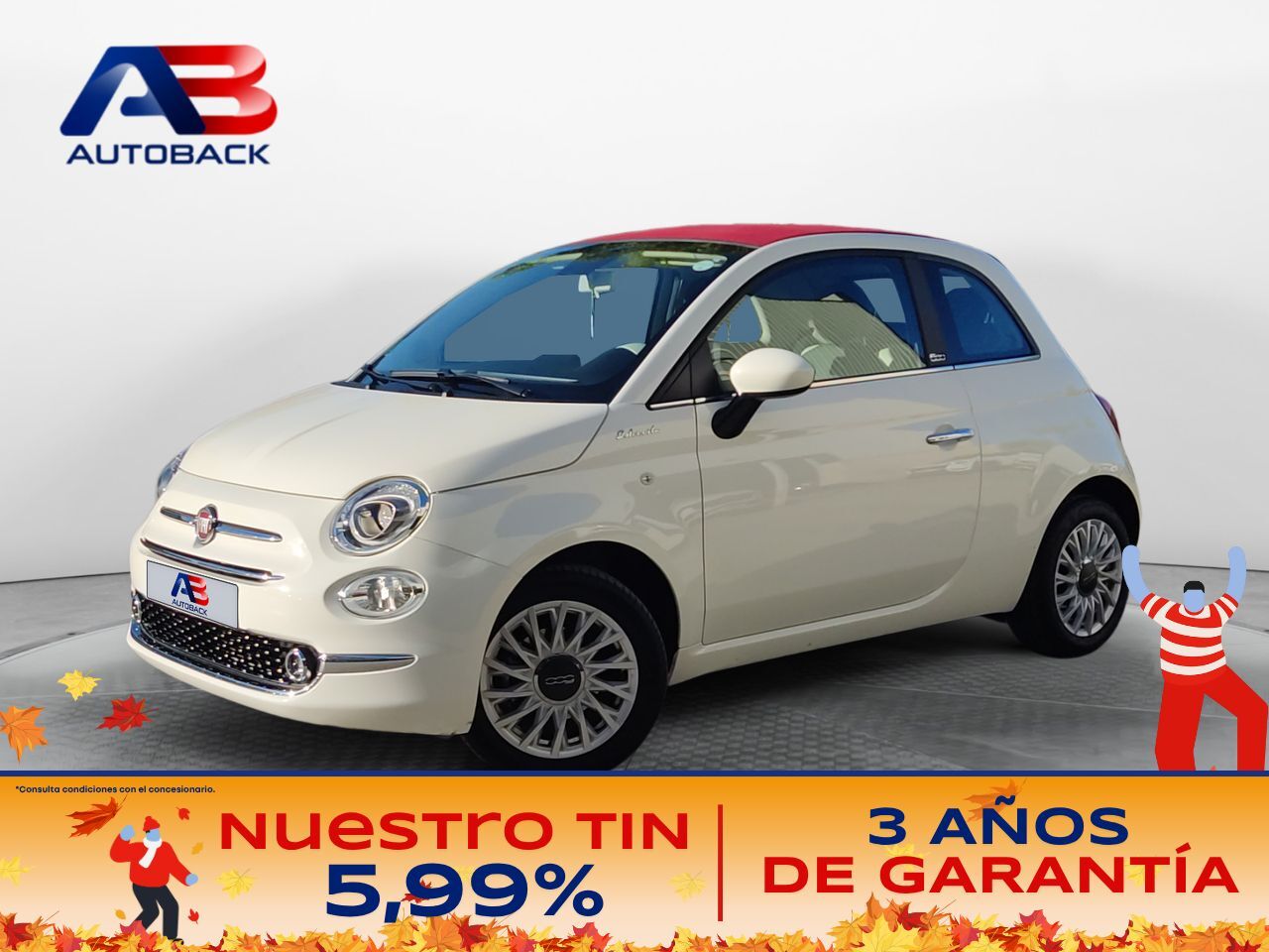 FIAT 500 (Dolcevita SS Ed. 1.0 Hybrid 51KW (70 CV)) en Madrid