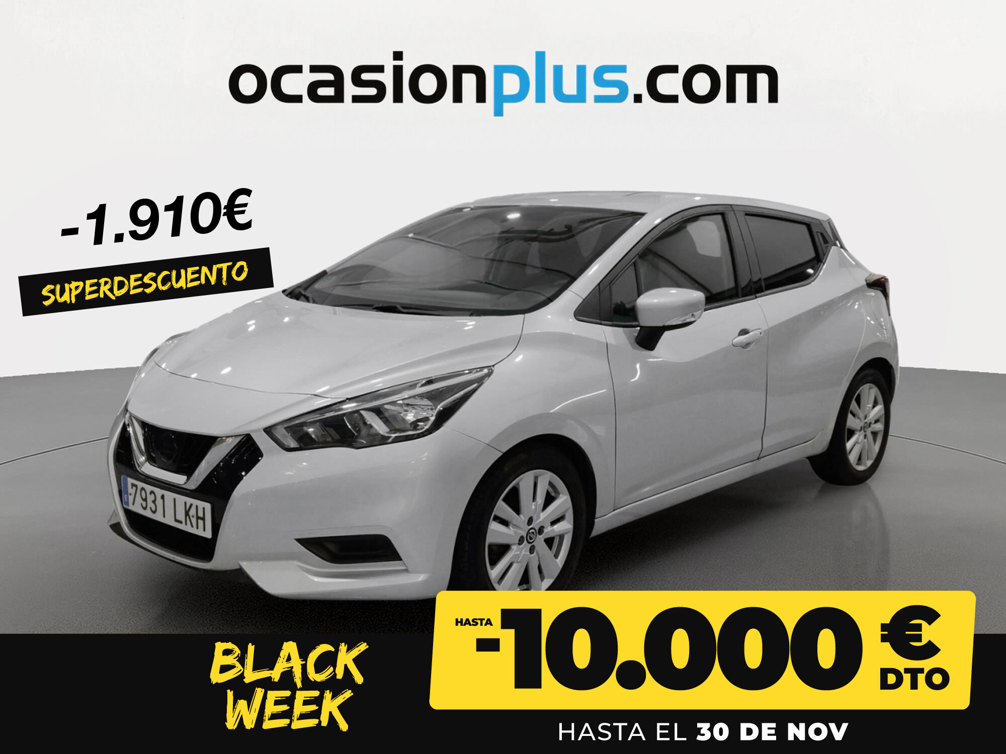 NISSAN Micra (IG-T 100 Acenta CVT 74 kW (100 CV)) en Madrid