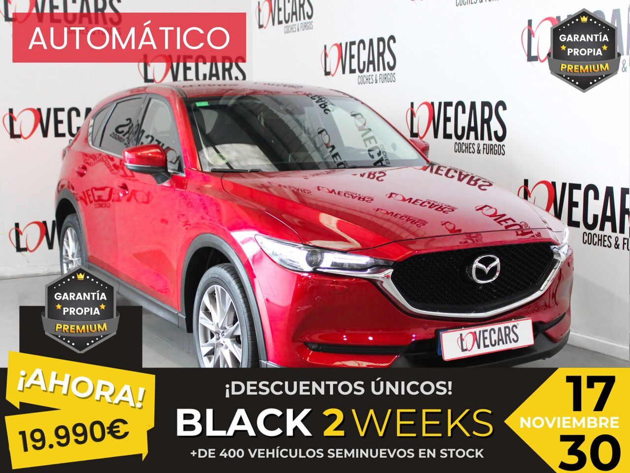 MAZDA CX-5 (2.2 D 110kW (150CV) 2WD AT Zenith) en Pontevedra