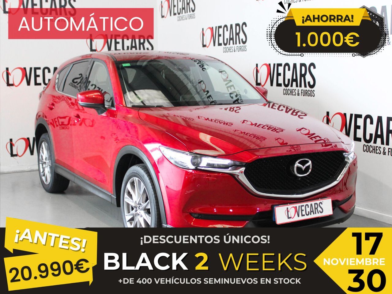 MAZDA CX-5 (2.2 D 110kW (150CV) 2WD AT Zenith) en Pontevedra