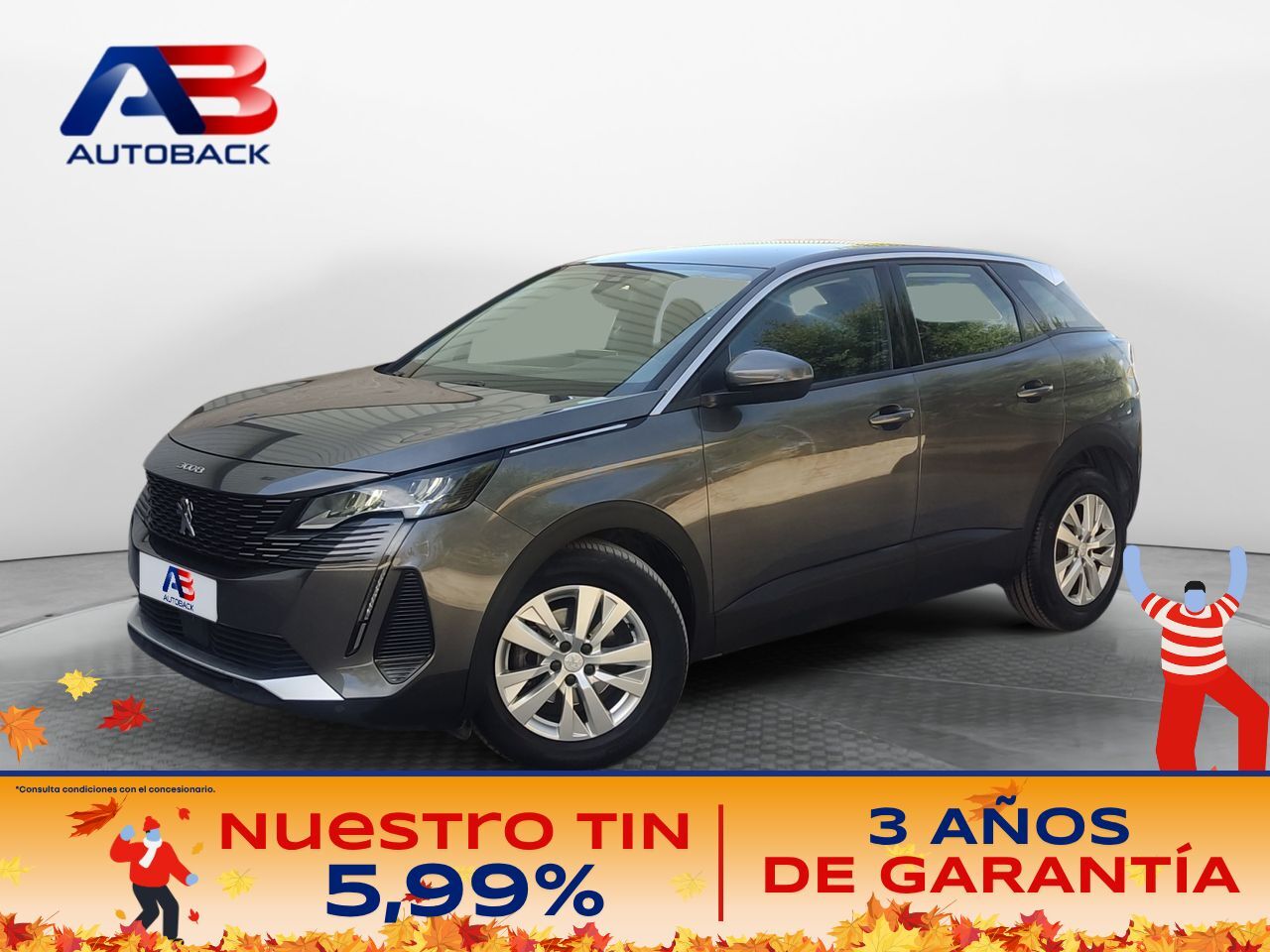 PEUGEOT 3008 (1.5 BlueHDi 96kW (130CV) S&S Active Pack) en Madrid