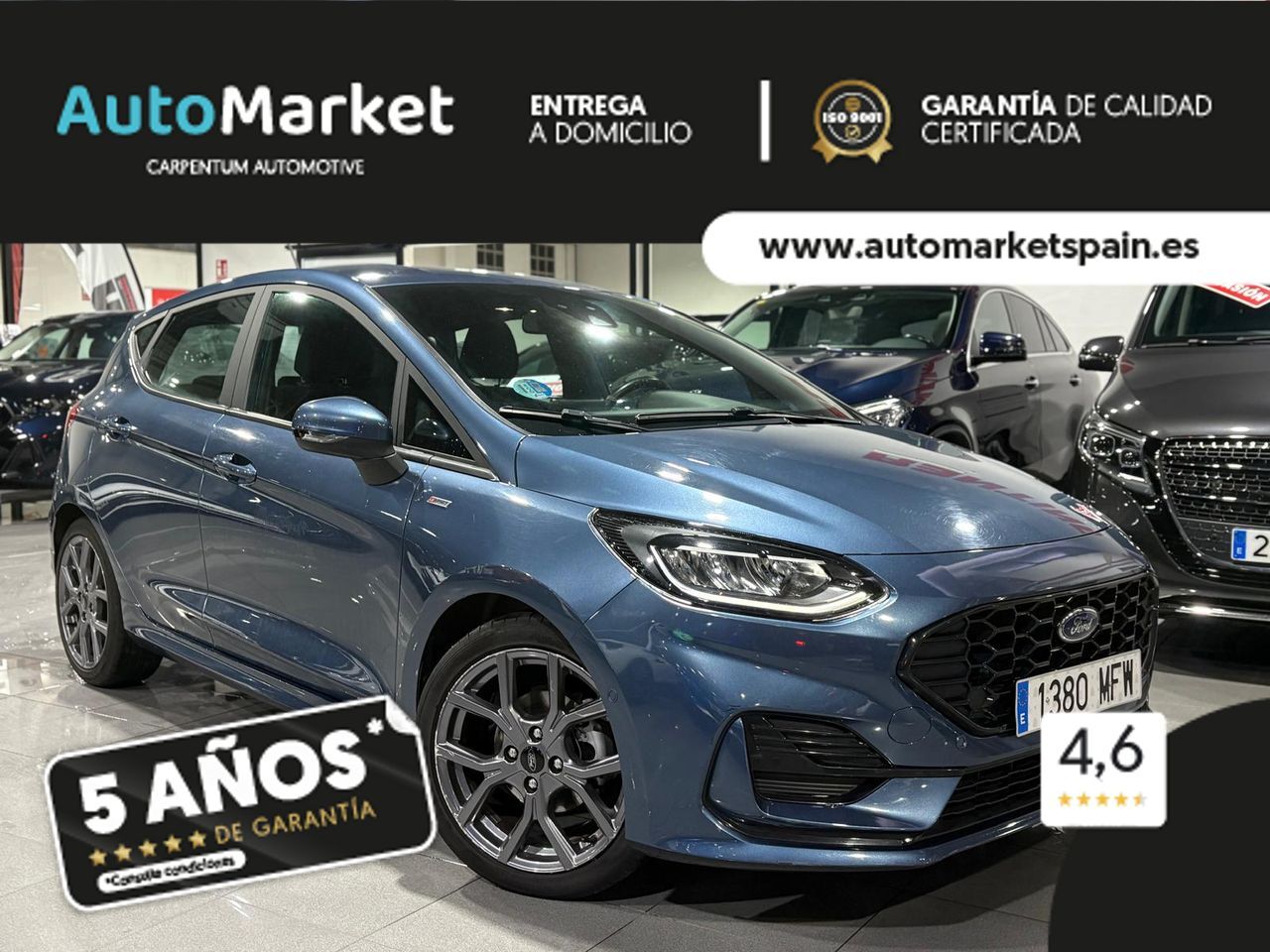 FORD Fiesta (1.0 EcoBoost MHEV 92kW125CV STLine) en Lugo