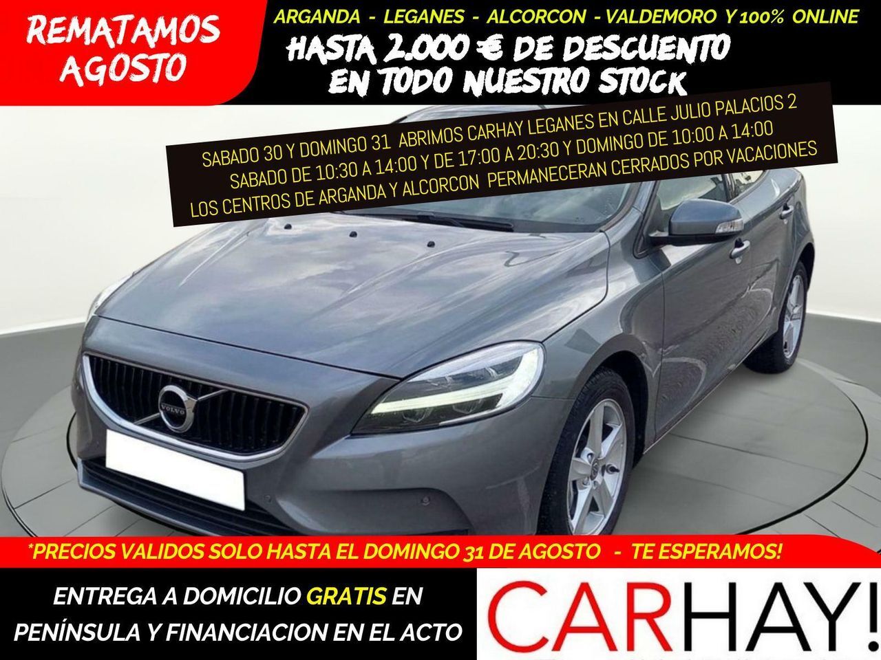 VOLVO V40 (1.5 T2 BLACK EDITION GEAR.GPF) en Madrid