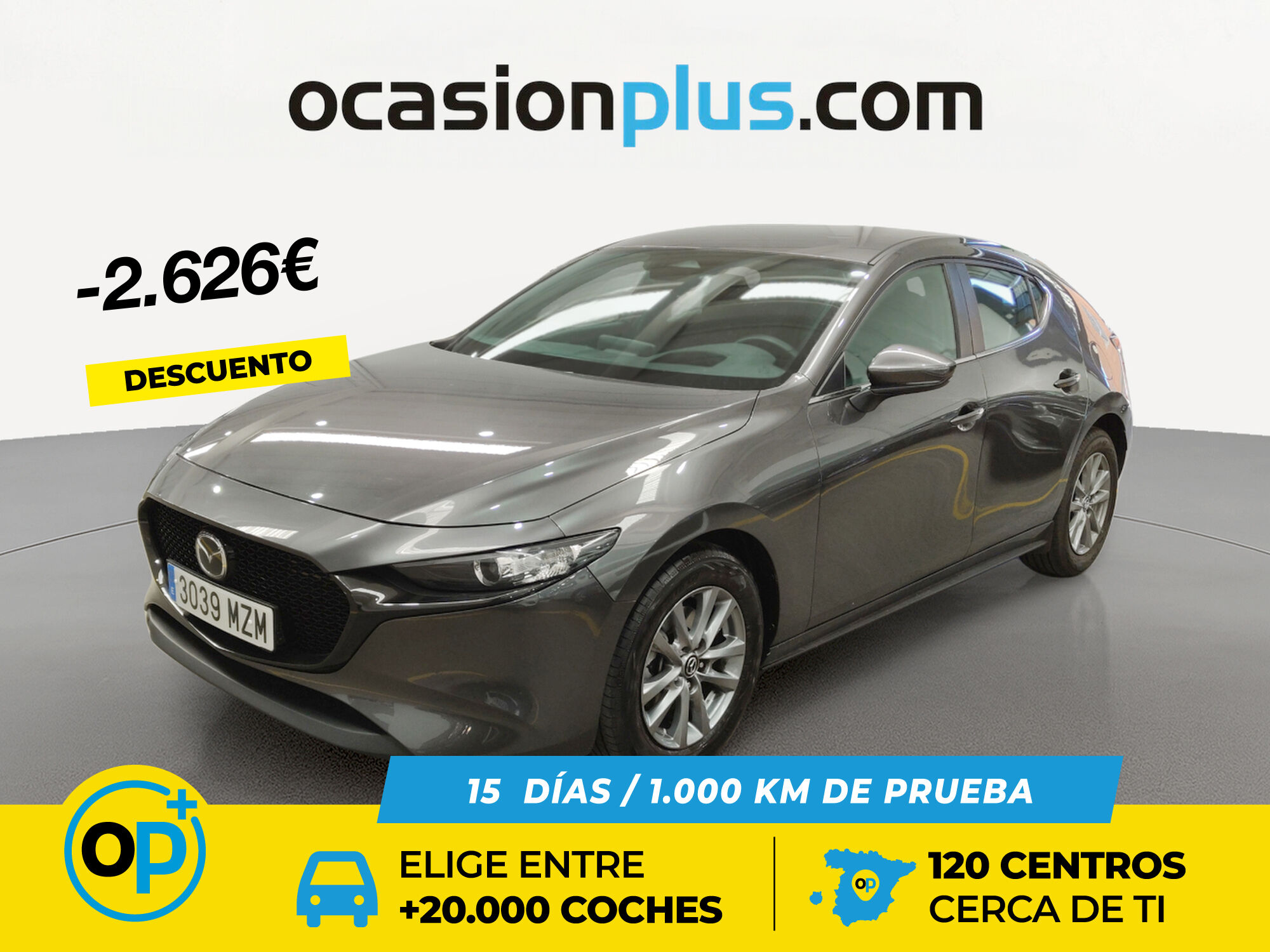 MAZDA Mazda3 (2.5L E-SKY G MHEV Prime-line 103 kW (140 CV)) en Madrid