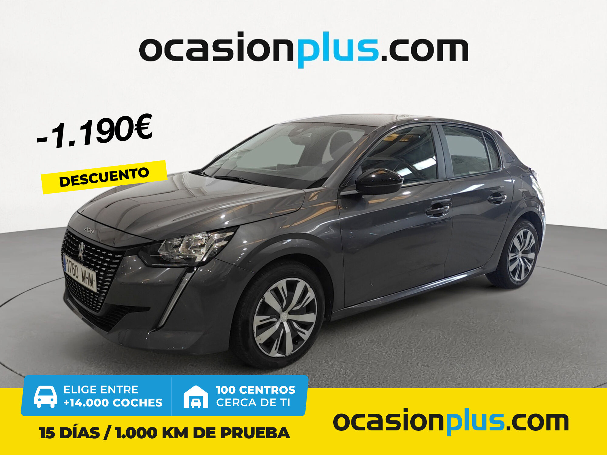 PEUGEOT 208 (PureTech 100 Active Pack 75 kW (100 CV)) en Madrid