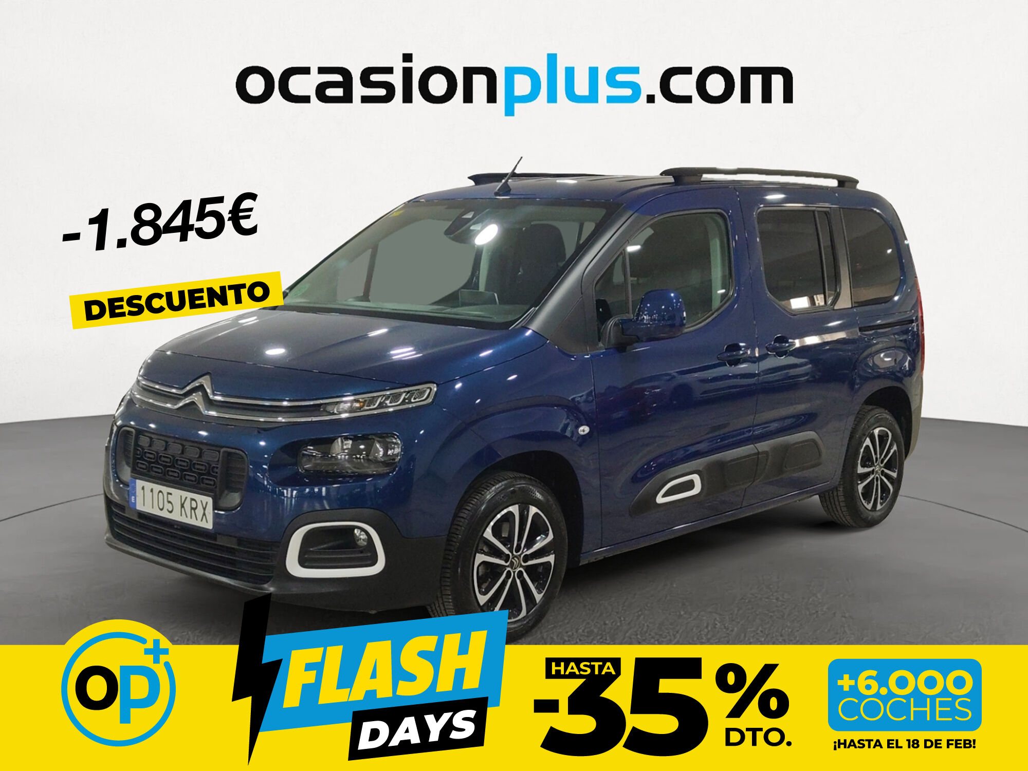 Foto del CITROEN Berlingo BlueHDi S&S Talla M Shine 100