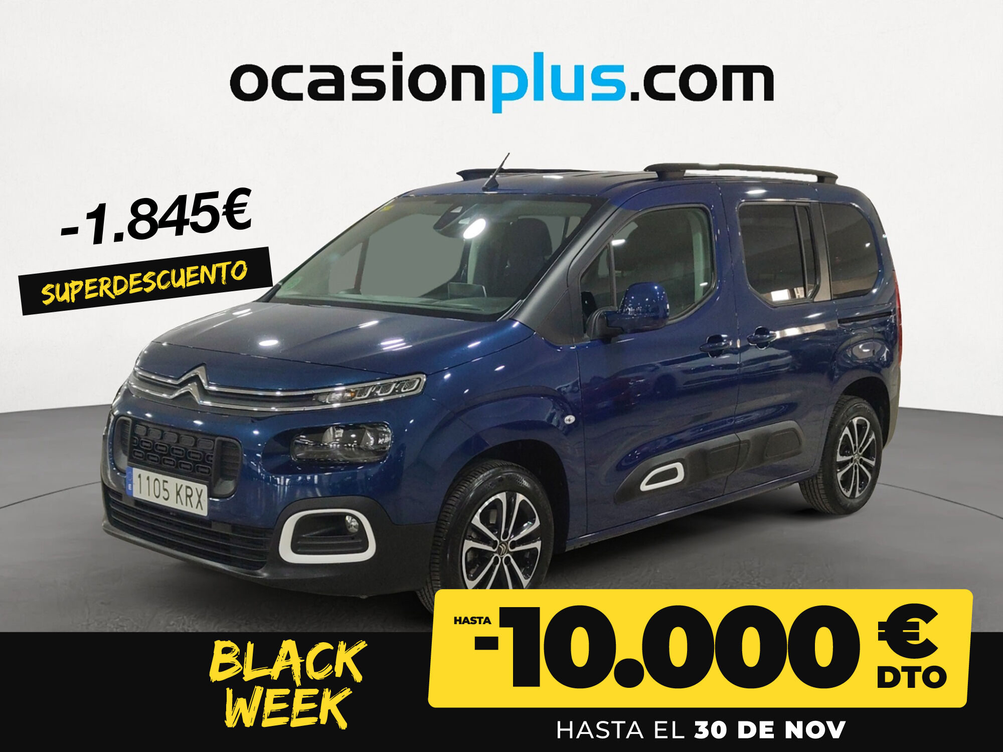 CITROEN Berlingo (BlueHDi 100 S&S Talla M Shine 75 kW (102 CV)) en Madrid