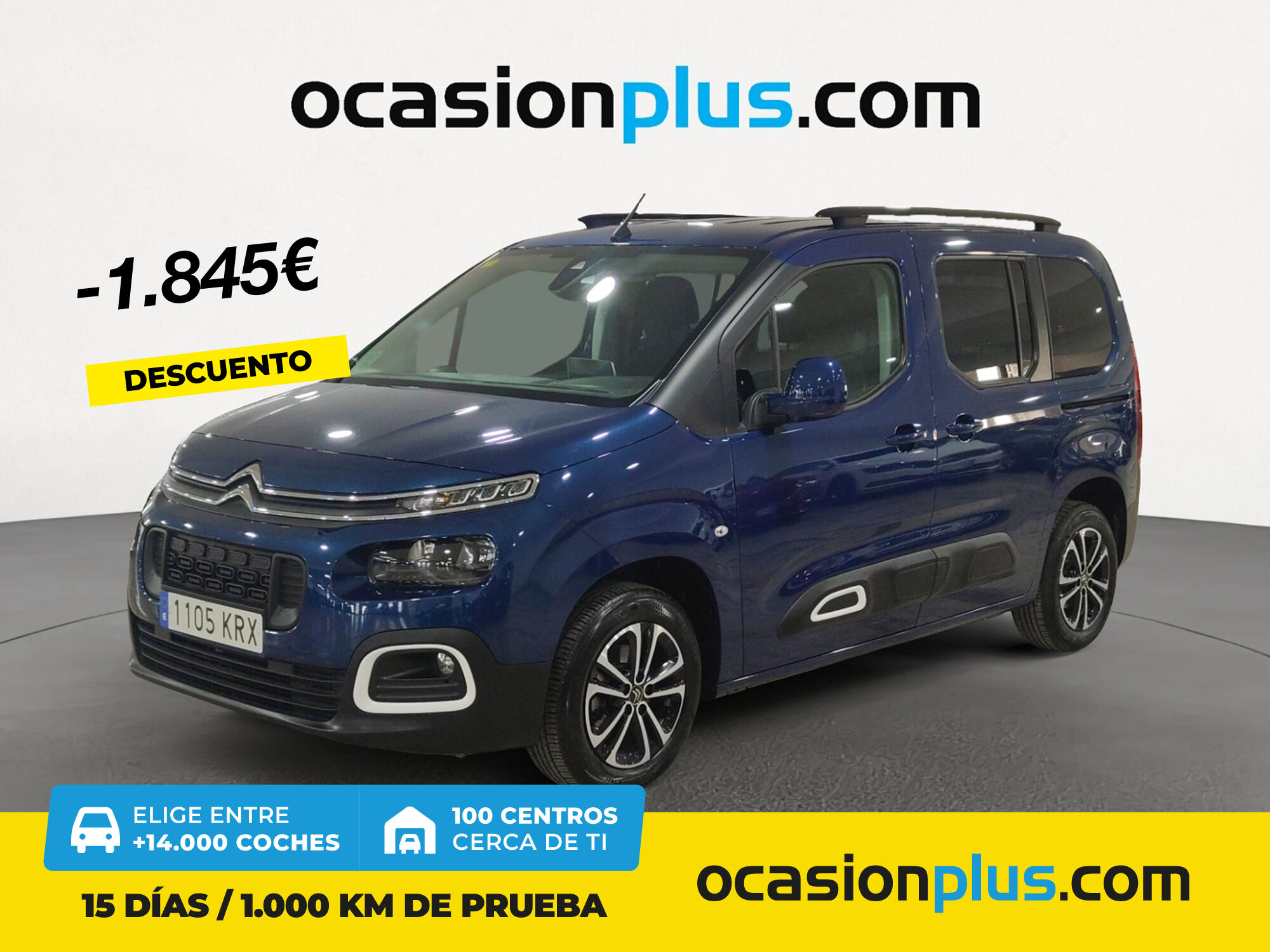 CITROEN Berlingo (BlueHDi 100 S&S Talla M Shine 75 kW (102 CV)) en Madrid
