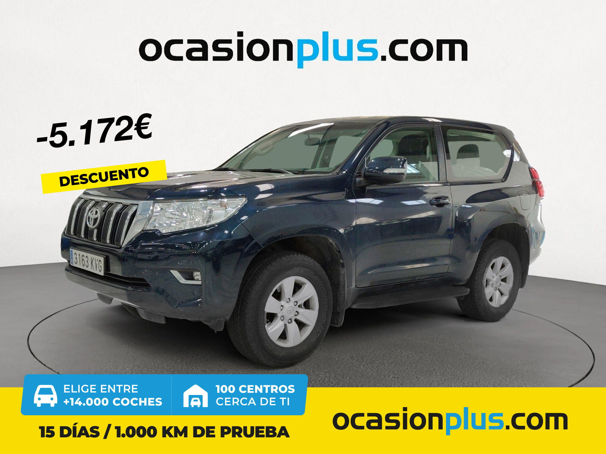 TOYOTA Land Cruiser (2.8 D-4D VX Auto 130 kW (177 CV)) en Madrid