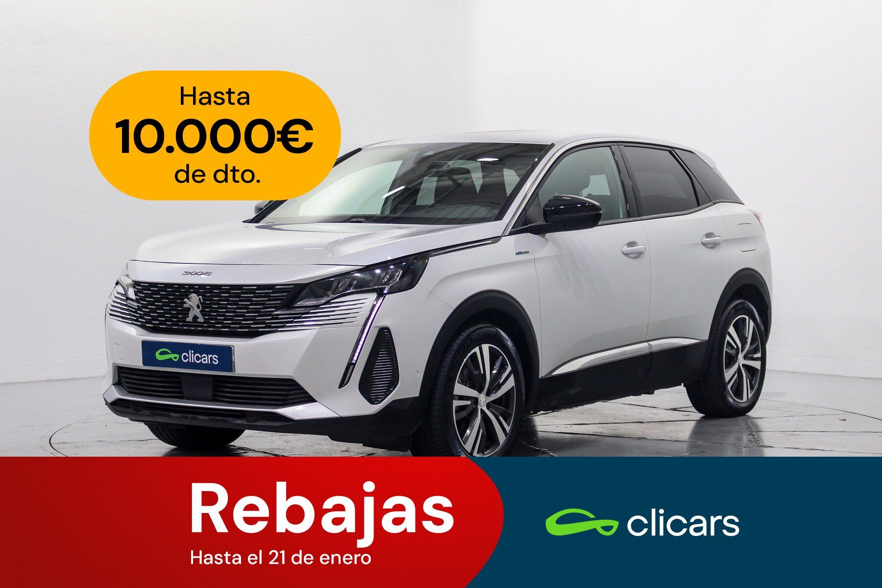 PEUGEOT 3008 (3008 HYB PHEV 225 Allure Pack e-EAT8) en Madrid