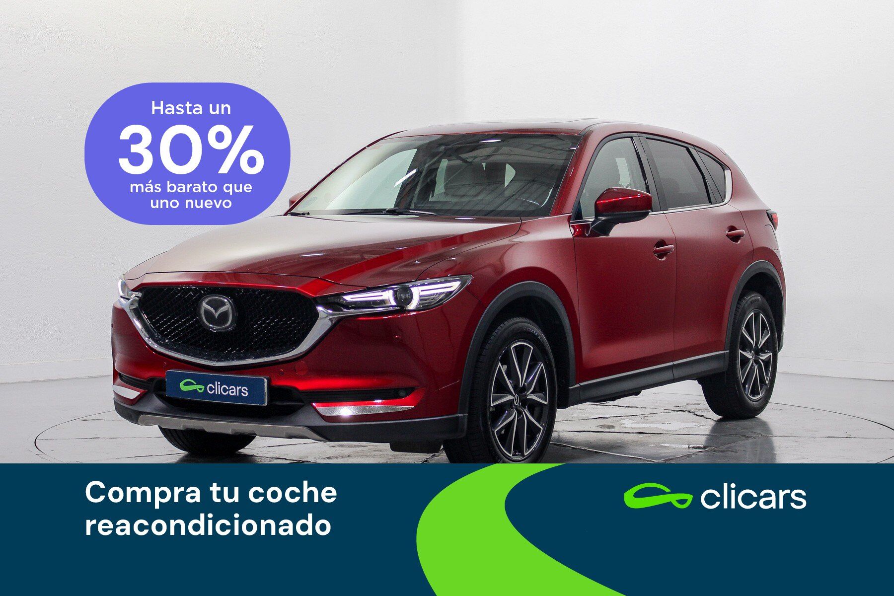 Foto del MAZDA CX-5 Zenith Cruise+Roof+Black Leather 4WD Aut. 129Kw