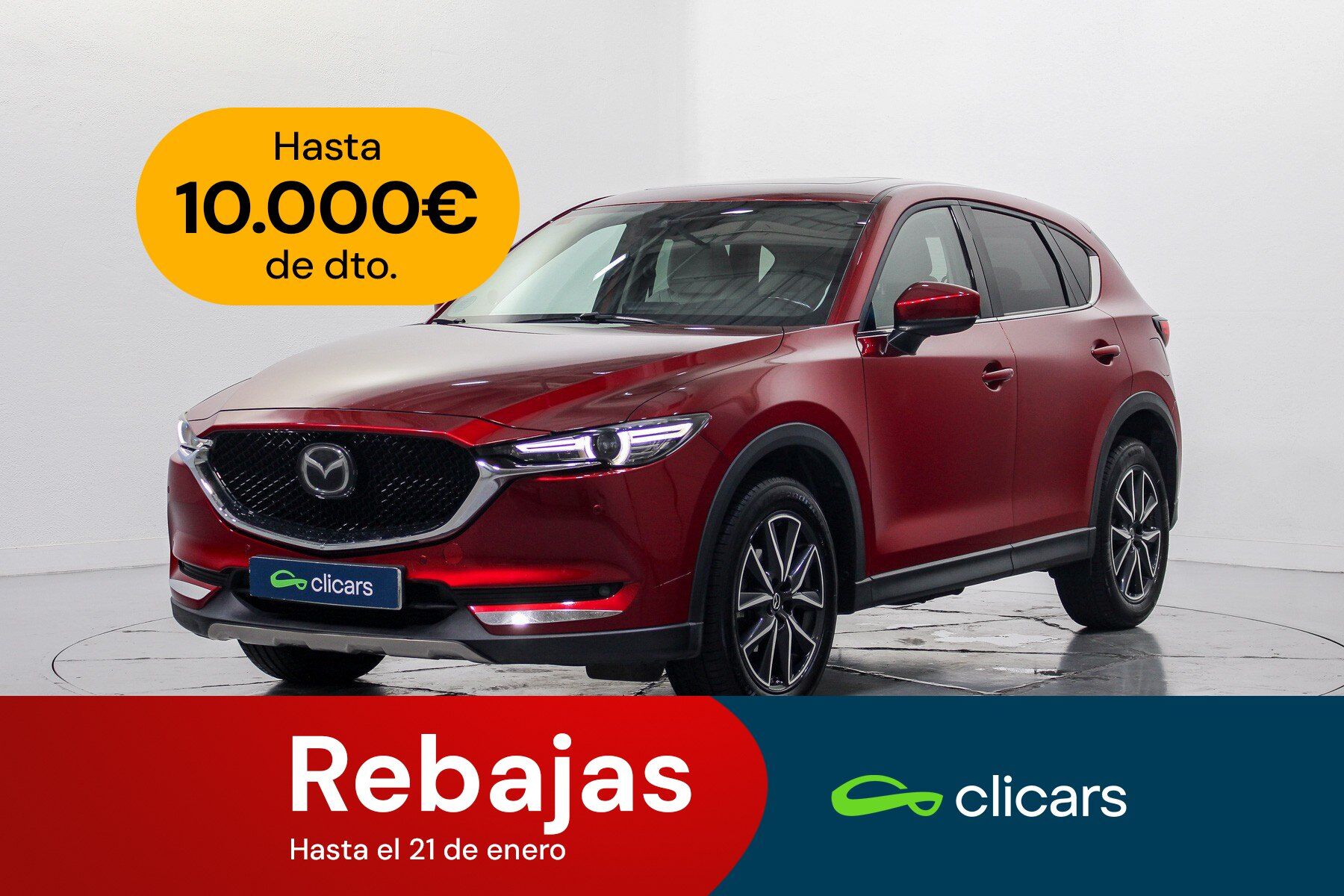 MAZDA CX-5 (Zenith Cruise Roof Black Leather 4WD Aut. 129Kw) en Madrid