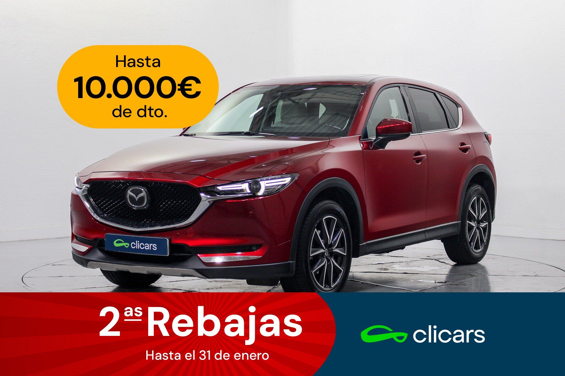 MAZDA CX-5 (Zenith Cruise Roof Black Leather 4WD Aut. 129Kw) en Madrid