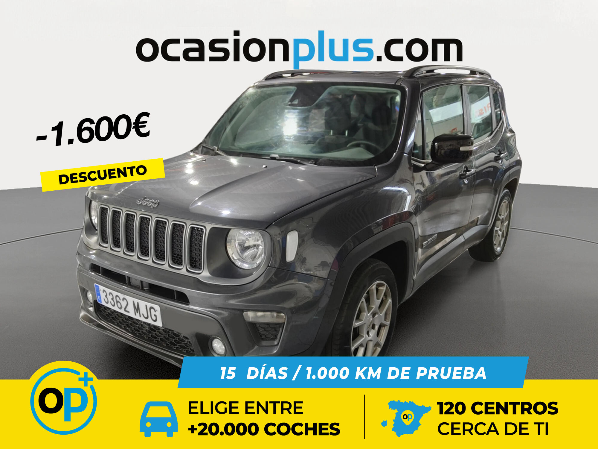 JEEP Renegade (eHybrid 1.5 Limited ATX 96 kW (130 CV)) en Madrid