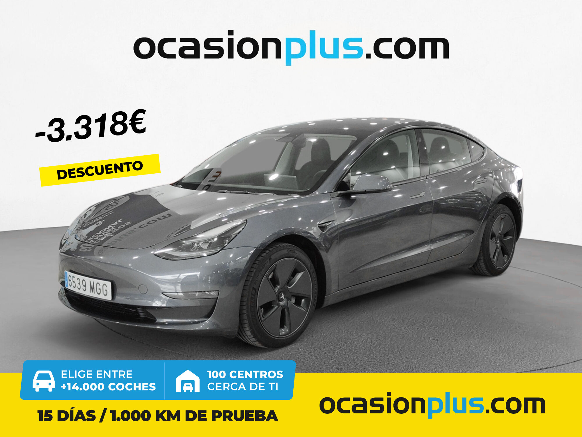 TESLA Model 3 (Gran Autonomía 4WD 366 kW (498 CV)) en Madrid