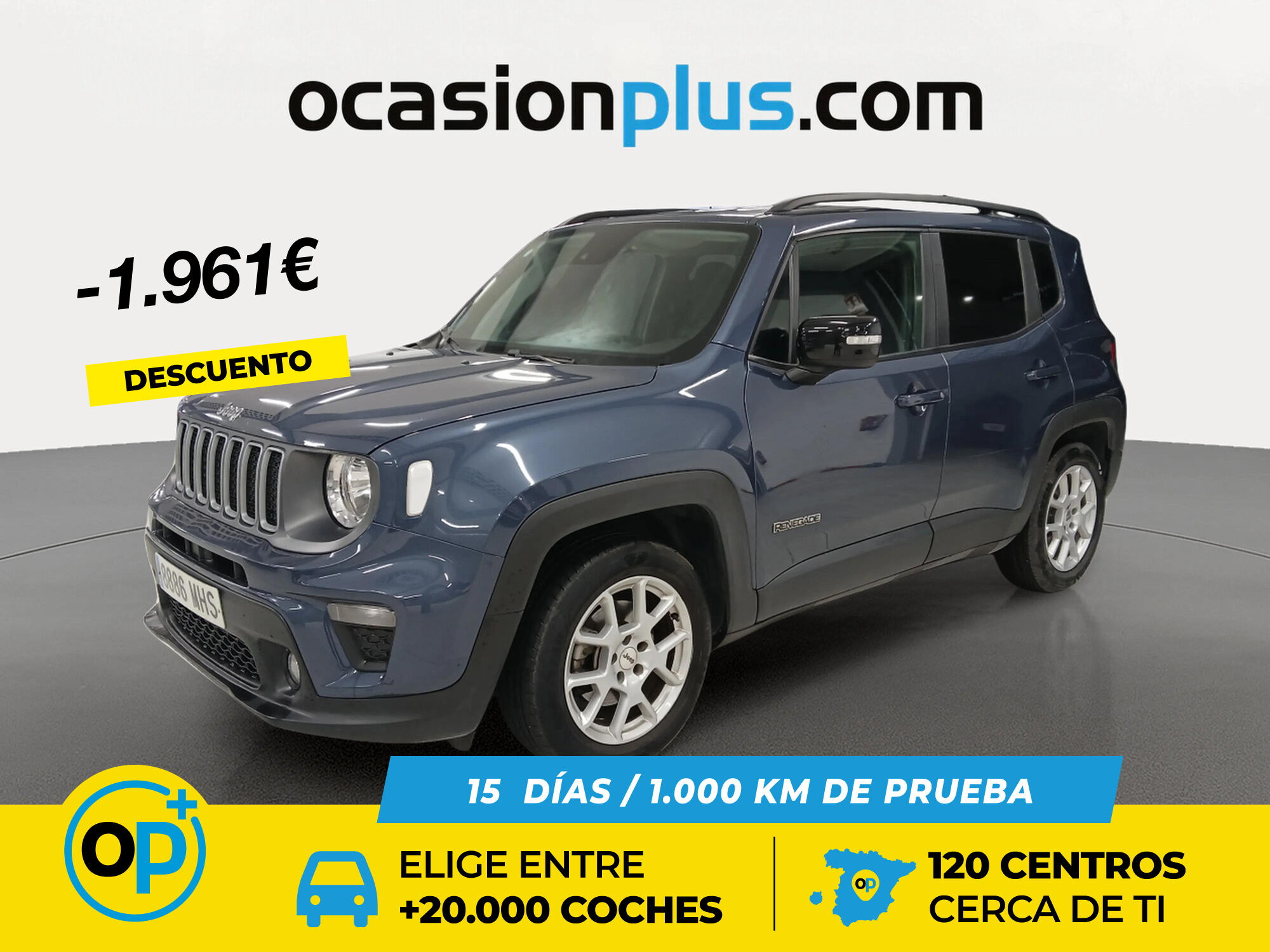 JEEP Renegade (eHybrid 1.5 Limited ATX 96 kW (130 CV)) en Madrid