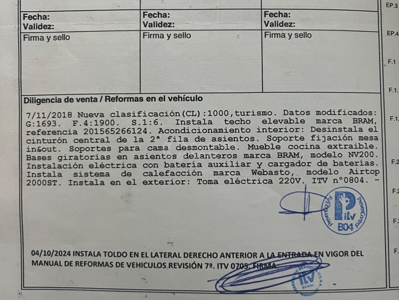 Foto del NISSAN Evalia 7 1.5dCi Comfort