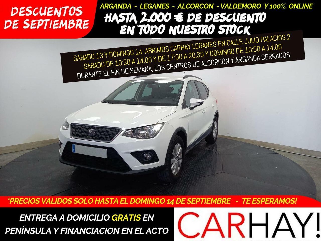 SEAT Arona (STYLE 1.0 TSI 95CV MT5 E6) en Madrid