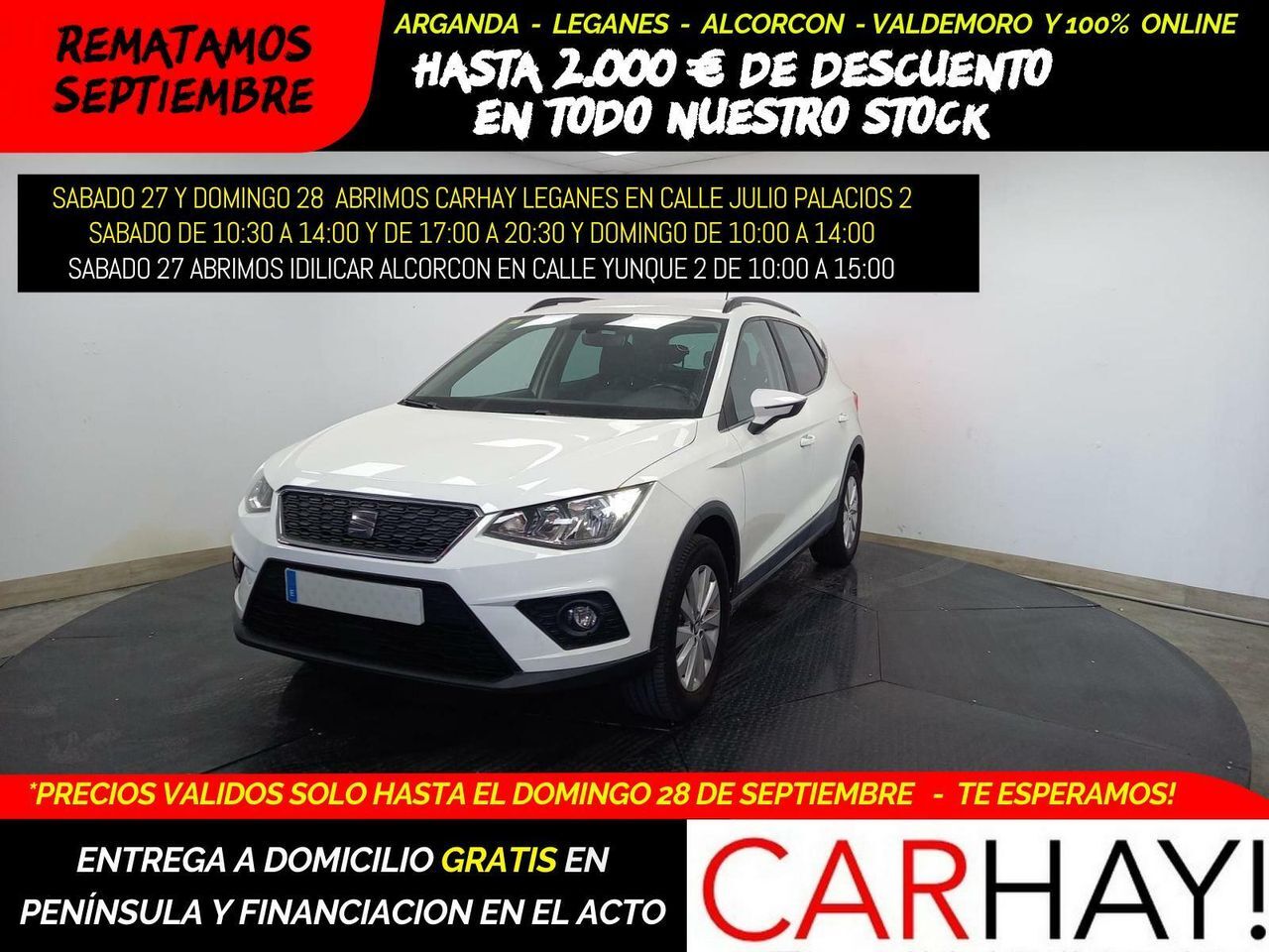 SEAT Arona (STYLE 1.0 TSI 95CV MT5 E6) en Madrid