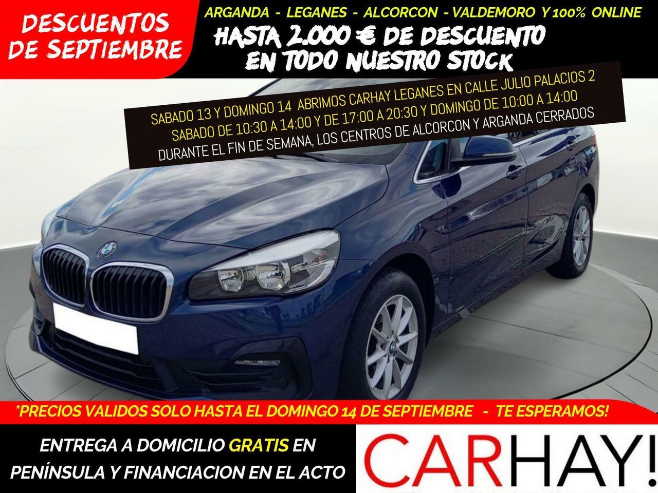 BMW Serie 2 (216 D ADBLUE (EU6D-TEMP)) en Madrid