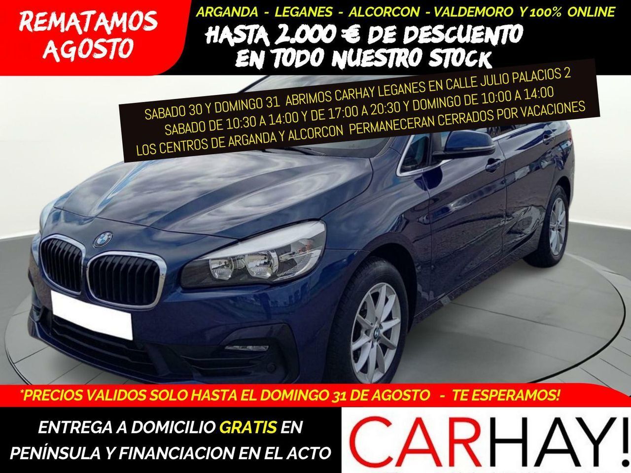 BMW Serie 2 (216 D ADBLUE (EU6D-TEMP)) en Madrid