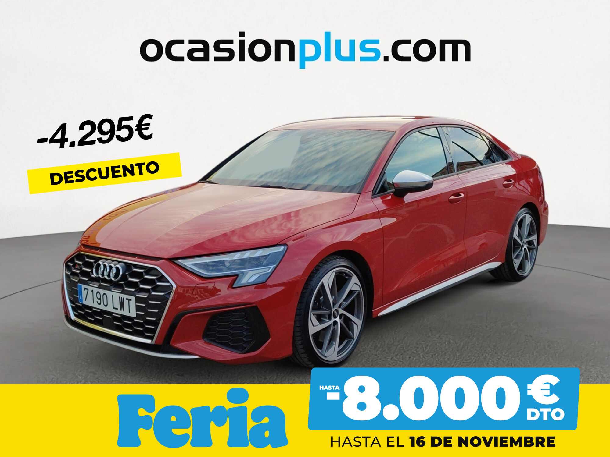 AUDI A3 (2.0 TFSI quattro 228 kW (310 CV) S tronic) en Madrid