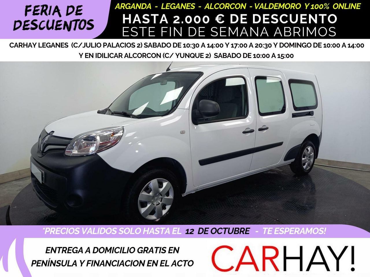 RENAULT Kangoo (EXPRESS MAXI 1.5 Blue d Grand Confort) en Madrid