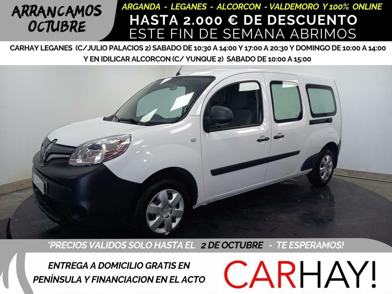 RENAULT Kangoo (EXPRESS MAXI 1.5 Blue d Grand Confort) en Madrid
