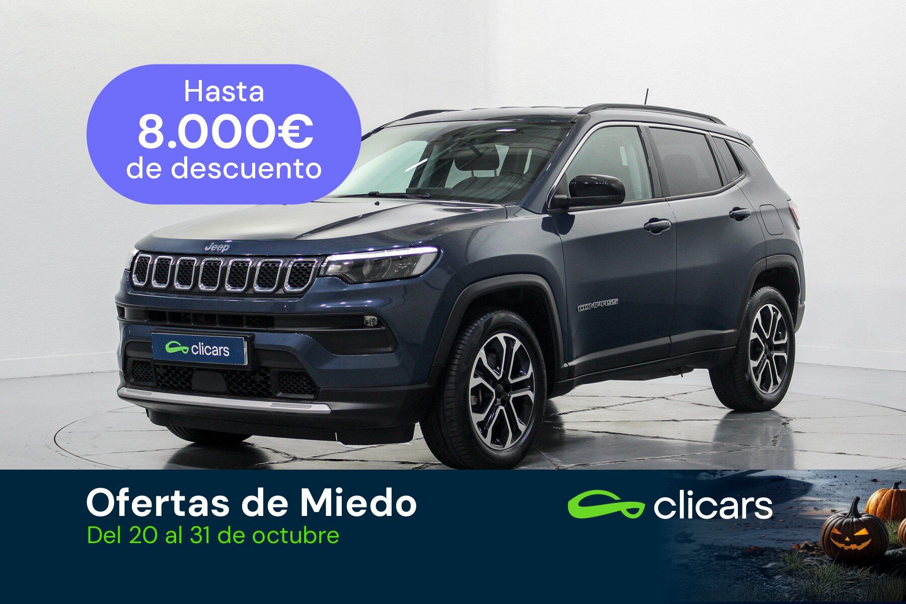 JEEP Compass (Compass 1.3 PHEV Limited 4x4 Aut. 190) en Madrid