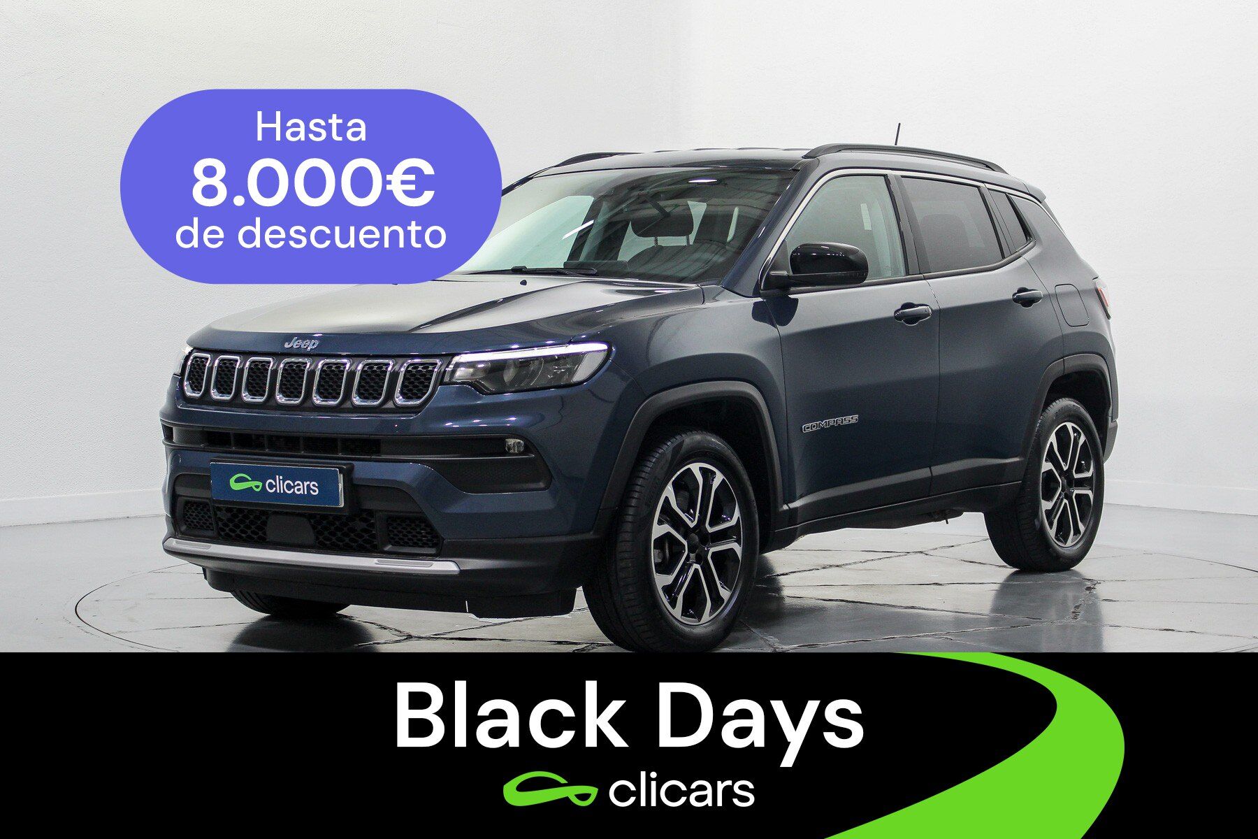 JEEP Compass (Compass 1.3 PHEV Limited 4x4 Aut. 190) en Madrid