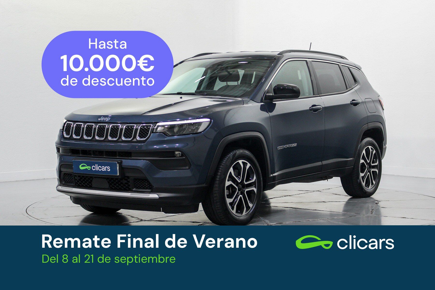 JEEP Compass (Compass 1.3 PHEV Limited 4x4 Aut. 190) en Madrid