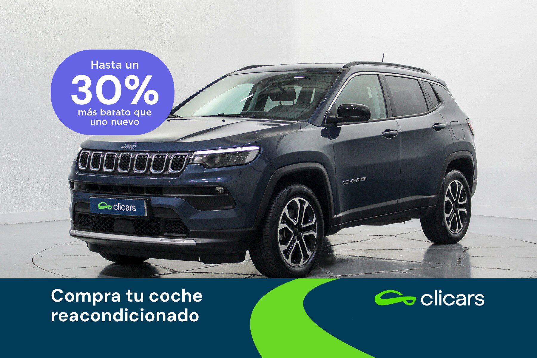 JEEP Compass (Compass 1.3 PHEV Limited 4x4 Aut. 190) en Madrid