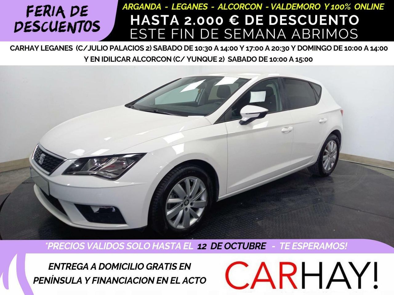 SEAT León (1.4 TGI GNC St&Sp Reference Plus) en Madrid