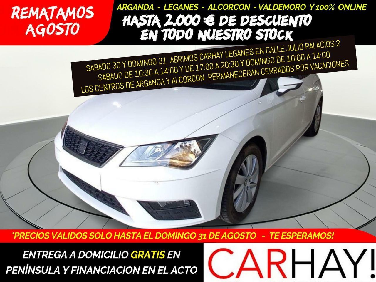 SEAT León (1.4 TGI GNC St&Sp Reference Plus) en Madrid