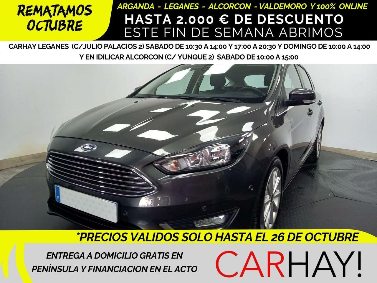 FORD Focus (BERLINE TITANIUM 1.0 ECOBOOST 125CV BVM6) en Madrid